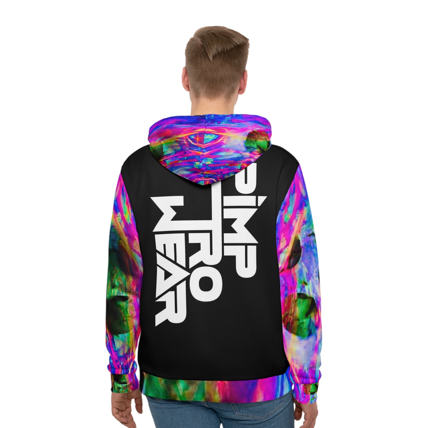 Men's Hoodie - Neon Skull