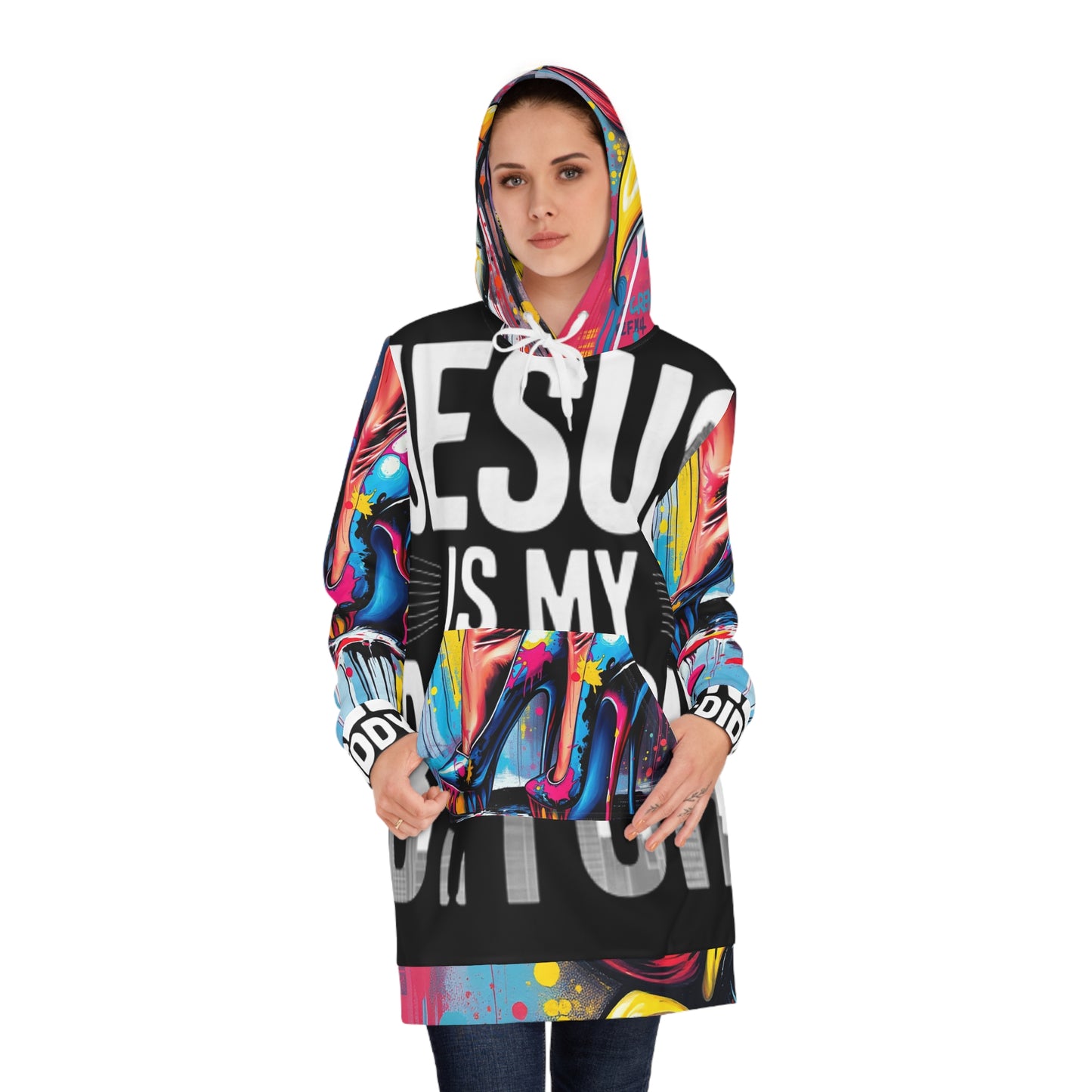 Jesus is My Bitch - Women's Hoodie Dress