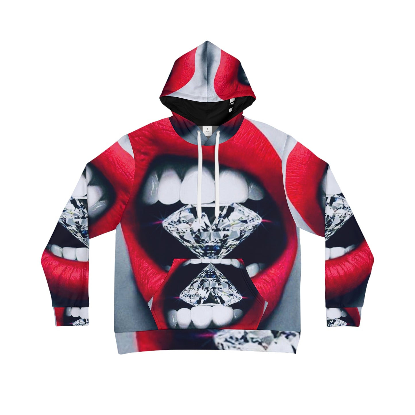 Men's Hoodie - Diamond Lips