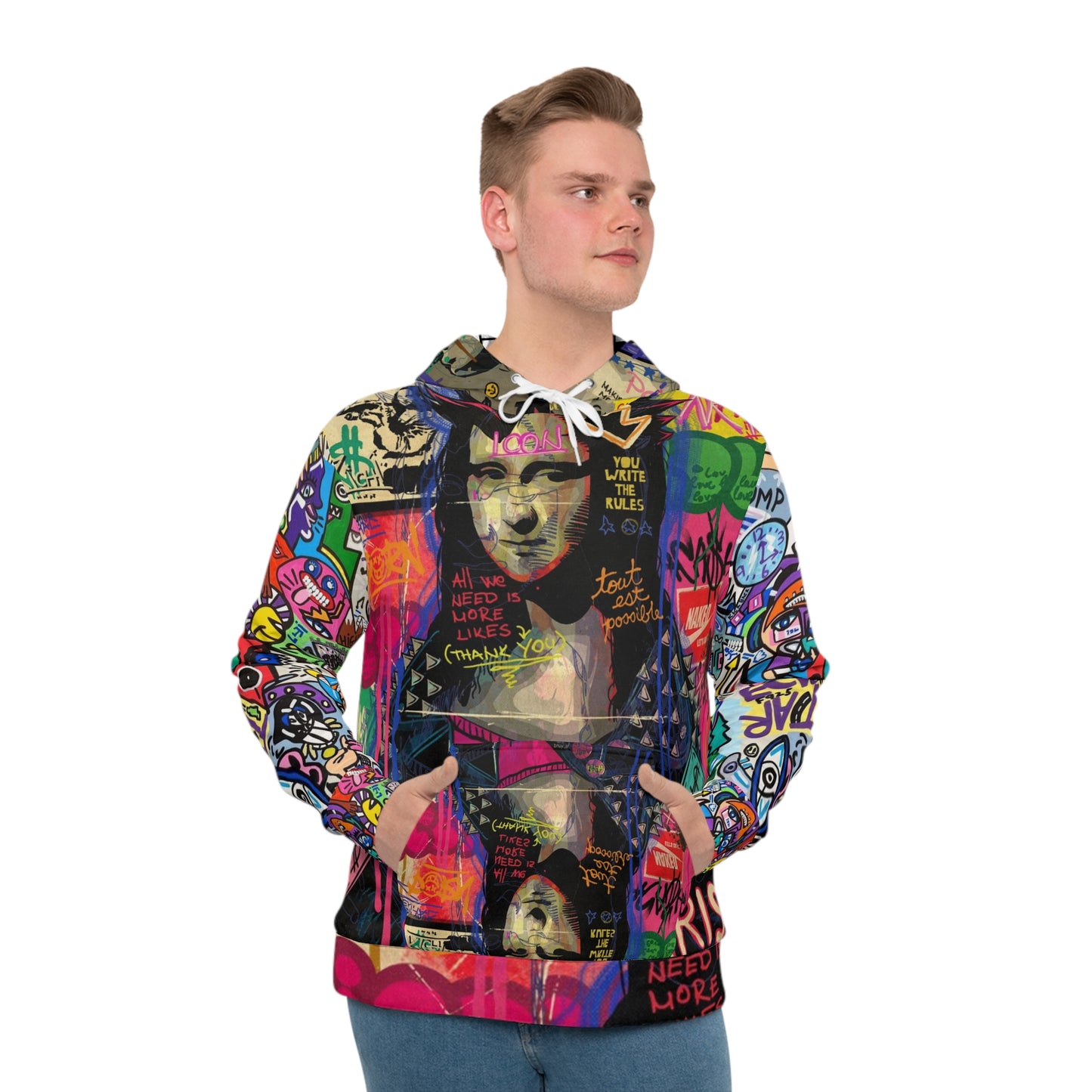 Men's Hoodie - Mona in Paris