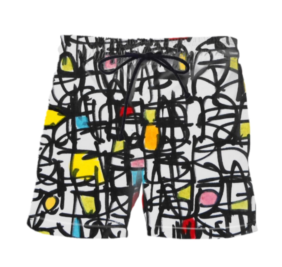 RETRO RADIANCE BATHING SUIT / SHORTS