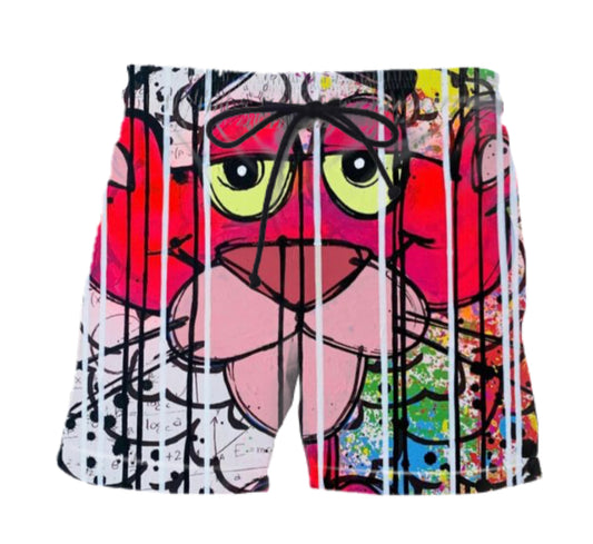 PINK PANTHER SELFIE BATHING SUIT / SHORTS