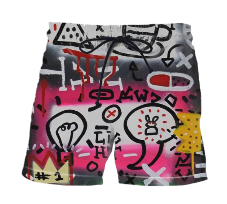 BRIGHT IDEA BATHING SUIT / SHORTS