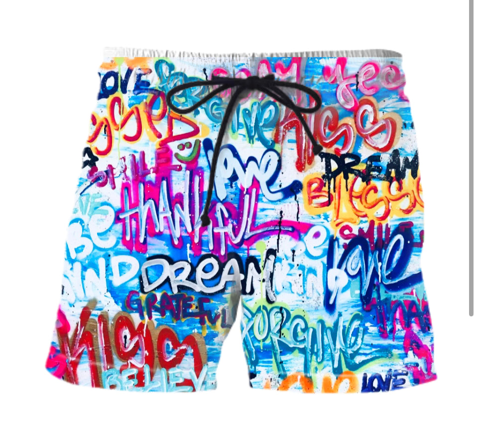 DREAM BIG BATHING SUIT / SHORTS