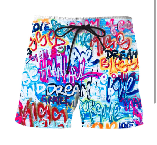 DREAM BIG BATHING SUIT / SHORTS