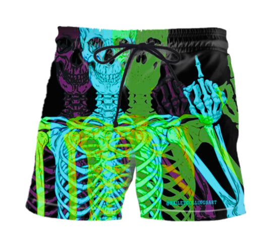 SKULL FCUK BATHING SUIT / SHORTS