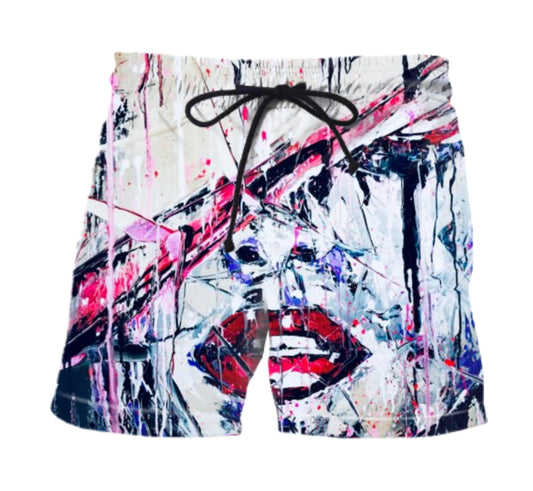 ELECTRIC ELEGANCE BATHING SUIT / SHORTS