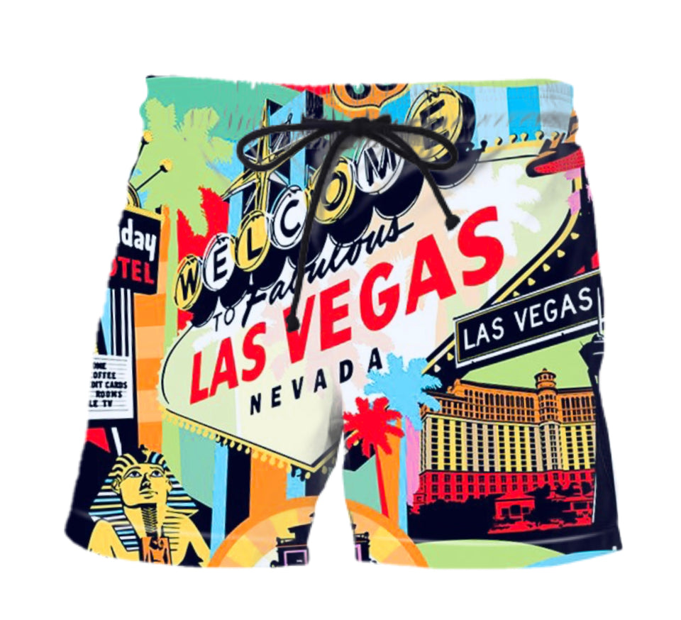 LAS VEGAS BATHING SUIT / SHORTS