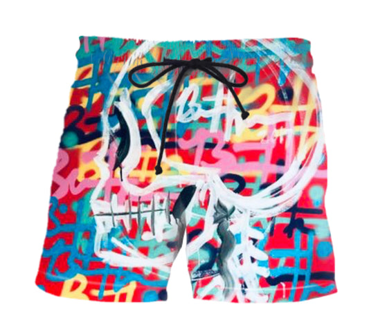 SKULLIGRAFY BATHING SUIT / SHORTS