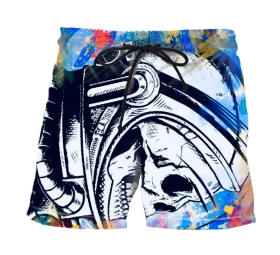 SKULLNOT BATHING SUIT / SHORTS